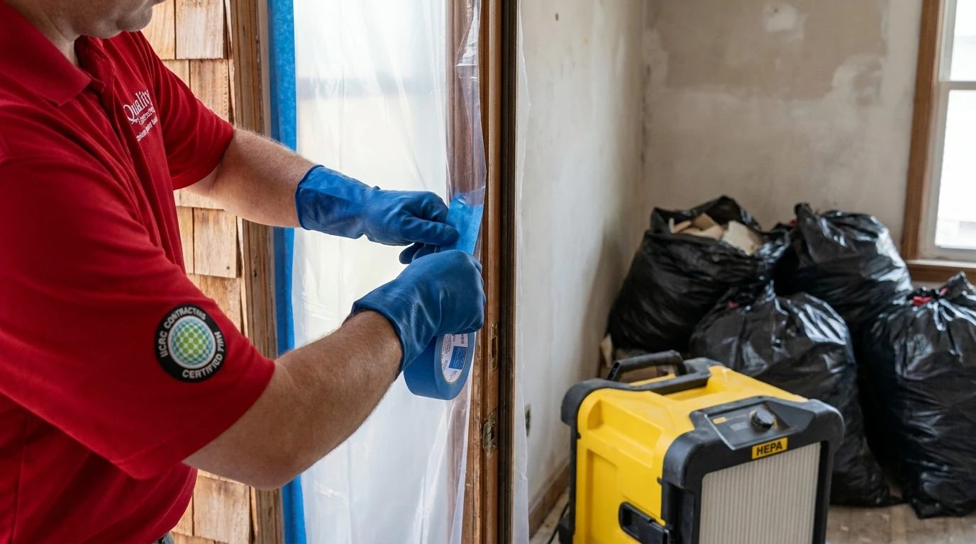 QCI Restoration: best when mold is tied to a water leak or structural repair: best mold remediation company in Auburn, MA