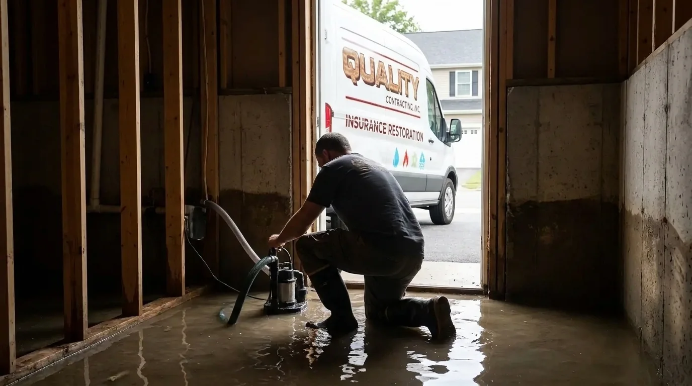 Basement Flooding Cleanup